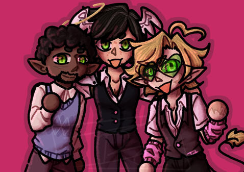 3 Chibi Rendered - $156